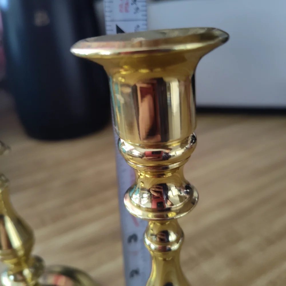 Baldwin Brass Candlestick Holders Pair